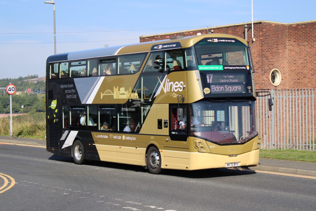 [Go-Ahead North East] 6377 (NK70 BYV) in Dunston on Red Kite Ranger service 47 - Gary Hunter